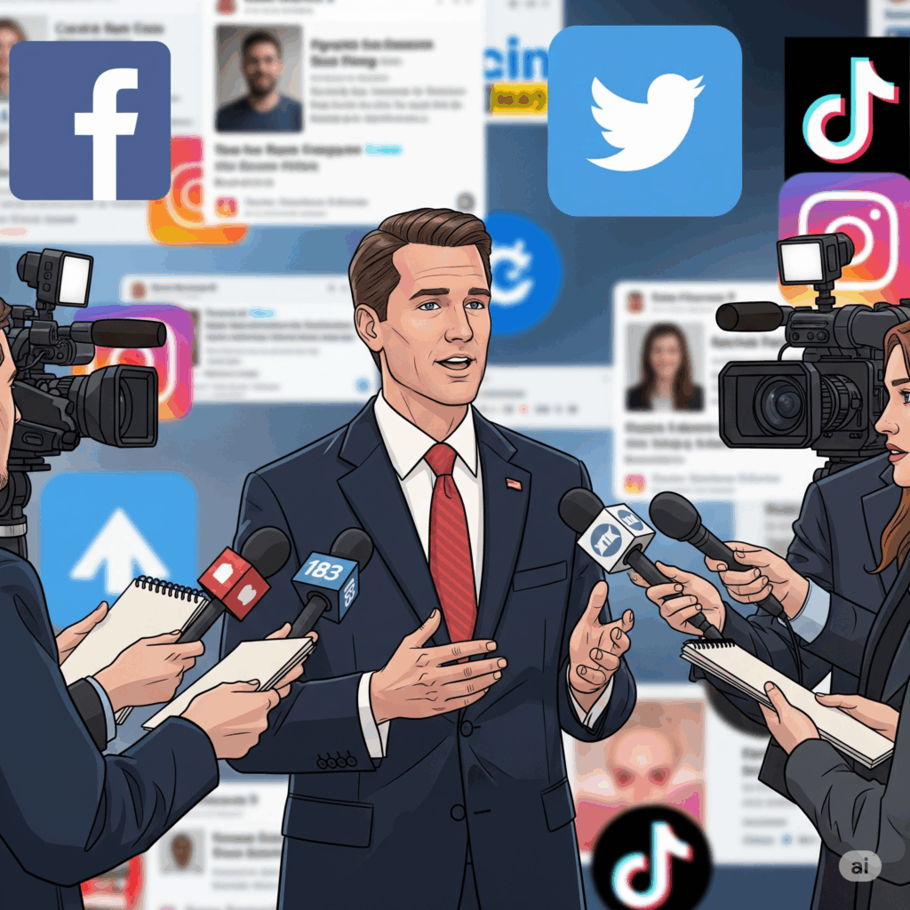 Políticos y relaciones con los medios